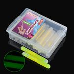 15PCS Fishing Light Sticks Luminous Starlight Glow Stick Float Rod Night Tackle
