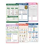 Pretend Play Notepads 6 Pieces Role-playing Notebook Pretend Play Pads