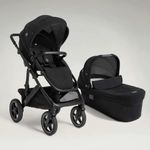 New Joie Vinca Stroller Pushchair with Ramble Carry Cot All Weather Lined Black