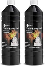 Quebec Clear Lamp Oil 2 x 1L – Clean Burning for Indoor & Outdoor Oil Lamps