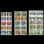ZIMBABWE 1980 : Set 15 Stamp Pairs; Gems, Wildlife, Waterfalls [CTO] [SG576/90]