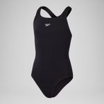 Speedo Women's Eco Endurance+ Medalist Swimsuit Swimming Costume Black / White