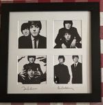 The Beatles “Signed” David Bailey Portraits (1965) Framed 
