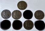 WW1 Death Plaques, Various Names , Sold Separately.
