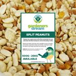 GardenersDream Split Peanuts - Fresh Premium Wild Bird Seed Garden Food Nut Feed