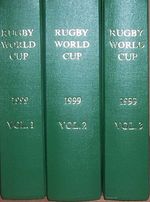 RUGBY WORLD CUP 1999 BOUND SET OF PROGRAMMES - 38 in 3 VOLUMES