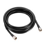 RG213 Low Loss Coaxial Cable UHF Male PL-259 to UHF Male PL-259 Connectors 12ft