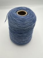 Space Dyed British 100% Wool 4ply  Knit. 500g Cone. Worsted Spun. Powder Blue.
