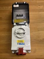 Ceenorm Bals Newlec 3phase Socket With RCD Breaker  Switched 16A 400V