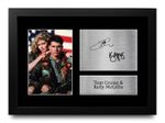 Tom Cruise & Kelly McGillis Top Gun Signed Autograph Picture Print for Movie Fan