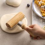 Dough Baker Roller Non Stick for Pizza Baking Small Wooden Rolling Pin Home UK