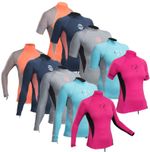 LADIES & GIRLS GUL SWAMI Wetsuit Rash Vest Kayak Jetski Surf Sail UV+ Swim Top