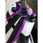 1 pair Rearview Mirror Door Handle Flower Bride Wedding Car Decor Decorations