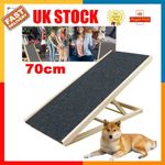 Adjustable Heights Dog Pet Ramp Foldable Stairs Non-Slip Ramps for Car Bed Sofa