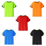 Boys Short Sleeves Rash Guard Swimming Top Quick Dry Swim Shirts UV Rash Vest