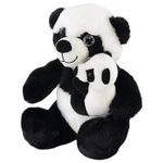 Small Plush Panda 9.5" Soft Toy Seating Stuffed Teddy Wild Animal Cuddly Kids