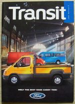 FORD Transit Sales Brochure Oct 1997 Ref FA1268/5 Flairside Chassis Cab Tourneo