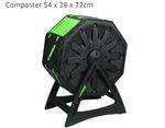 Compost Tumbler Smart Garden GroZone 17 Gallon Drum Outdoor Composter - 6512008