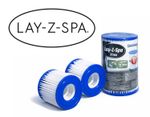 Lay-Z-Spa Filter Size VI Twin Pack Genuine Bestway Hot Tub Miami Vegas