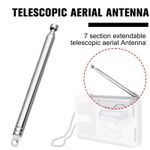 7 Section - Telescopic Aerial Antenna, For TV Radio DAB FM/AM Replacement