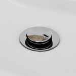 Universal Chrome Slotted Click Clack Popup Basin Waste CCE