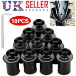 Motorcycle Windscreen Screen Bolts Screw Kit M5 Bolts Rubber Well Nuts Washers
