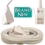BT Telephone Extension Cable UK Lead BT Phone Fax Modem Socket Landline LOT