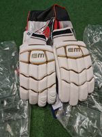 EM LE English Pittard Leather Cricker Batting Gloves RH : PRO Safety & Quality 