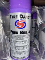 3 X AUTOSMART   TYRE DANDY Glossy Wet Look Tyre Shine Foam free p&p