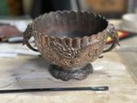 Vintage Heavy Silver Plated Elephant Bowl