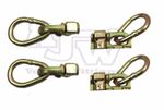 4 X Captive Ring Track Surface Rail Unwin Koller NMI Horsebox Van Cargo Hook