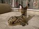 Fawn Deer Vintage Collectible Beautiful Real Porcelain Great Condition Ornament 