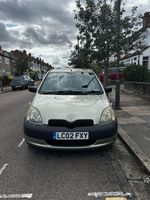2002 3 Door Toyota Yaris 1.0 VVT Petrol Manual Ulez Compliant Hatchback Car MOT