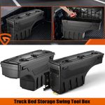 2 Pack Swing Case Tool Box Fits Ford Ranger 2022-2025 Quick Assembly Gear