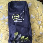 Gunn & Moore GM Wheelie 50 Duffle Cricket Bag Wheeled Zip Navy/Yellow