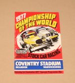 1977 Coventry Brisca F1 stock car World Championship programme, 3 September