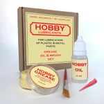 Hobby Grease and Oil Set - Lubrication Kit - For Model Railway, RC Vehicles, etc