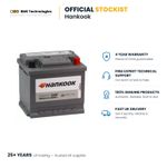 12V Car Battery, Type 063H, Hankook MF54459, 44Ah 390CCA Sealed Calcium