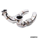 EXHAUST STAINLESS DECAT DOWNPIPES DE CAT PIPING FOR BMW F10 M5 4.4 S63 V8 11-16