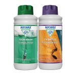 Nikwax Tech Wash TX Direct Twin Pack Technical Cleaner and Waterproofer 2x 1L