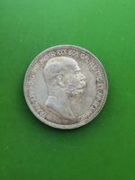 1848-1908 Austria Hungary Silver 1 Crown Coin #1737c