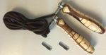 Boxing Skipping Rope Quality Leather Gym Adjustable Weighted Jump Speed Ropes