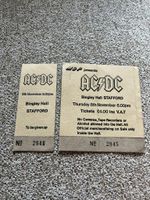 AC/DC Bon Scott Unused ticket Bingley hall Stafford 08/11/79 #2945 Highway  tour