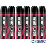 6 X RIGHT GUARD ORIGINAL FOR MEN 48hr PROTECTION ANTI-PERSPIRANT SPRAY 250ml