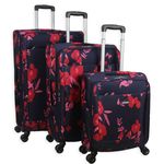 Ariana Lightweight 4 Wheel Luggage Set Suitcase Travel Cabin Trolley Case - 561