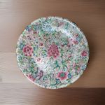 Rare Antique Chinese Porcelain Flower Enamel Qing 19th c