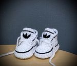 Crochet Newborn Baby First Shoes Booties Boots Slippers Trainers