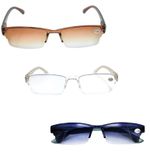 3 Pairs MIXnMATCH Gradient AMAZING VALUE Sunreaders & Reading Glasses MT60