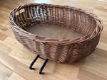 Basil Dog Pet Bicycle Front Wicker Basket 50 X 37 X 20cm