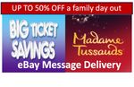 4 x 🎉 ALMOST FREE TICKETS  🎉 TO Madame Tussauds  LONDON ✅ EXPIRES 30/06/2026 ✅